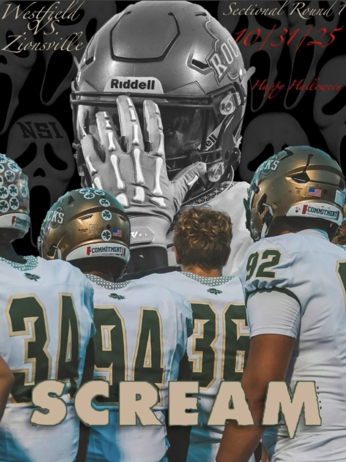 Westfield vs Zionsville Scream graphic