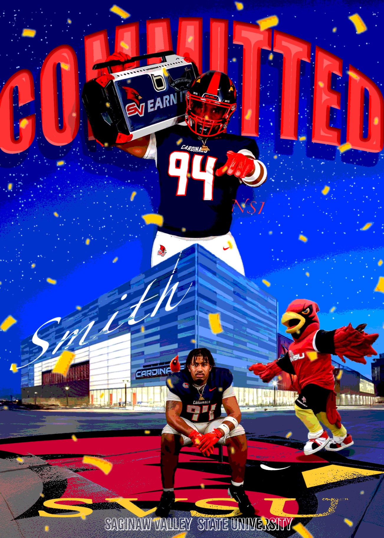 Smith committed to Saginaw Valley State